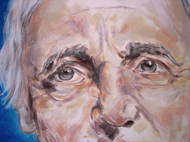 Original Portraiture Pop Culture/Celebrity Painting by Ann Abel Iseux