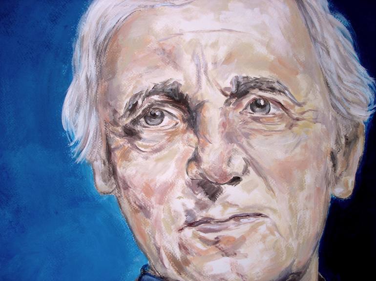 Original Portraiture Pop Culture/Celebrity Painting by Ann Abel Iseux