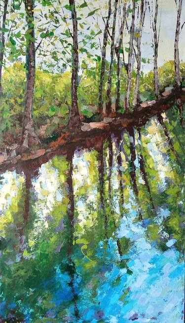 Original Impressionism Nature Paintings by Ann Abel Iseux