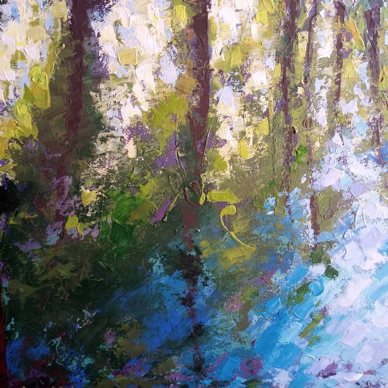 Original Impressionism Nature Painting by Ann Abel Iseux