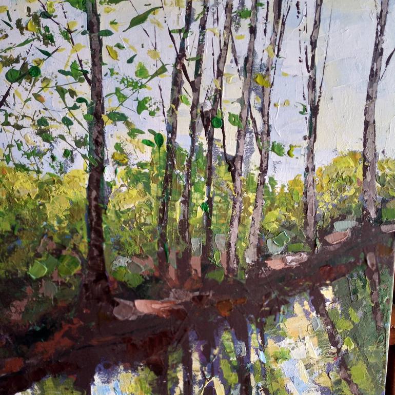 Original Impressionism Nature Painting by Ann Abel Iseux