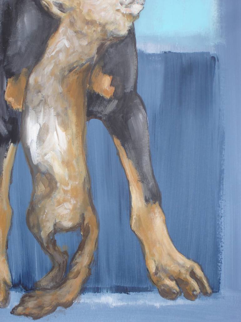 Original Other Dogs Painting by Ann Abel Iseux