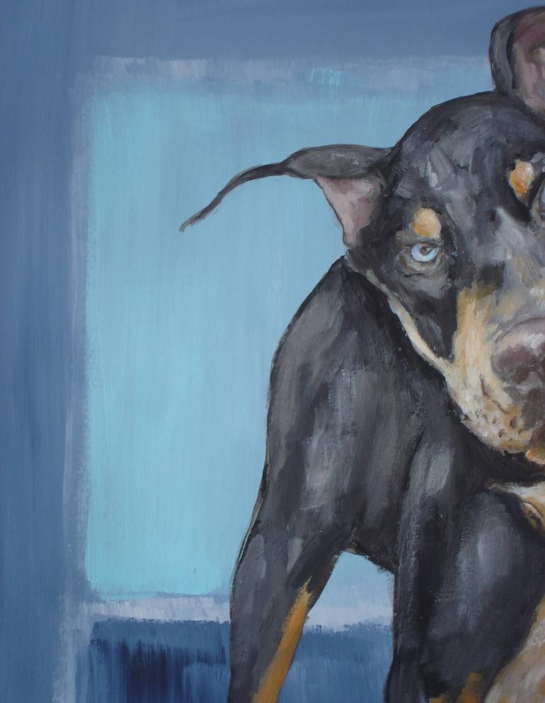 Original Other Dogs Painting by Ann Abel Iseux