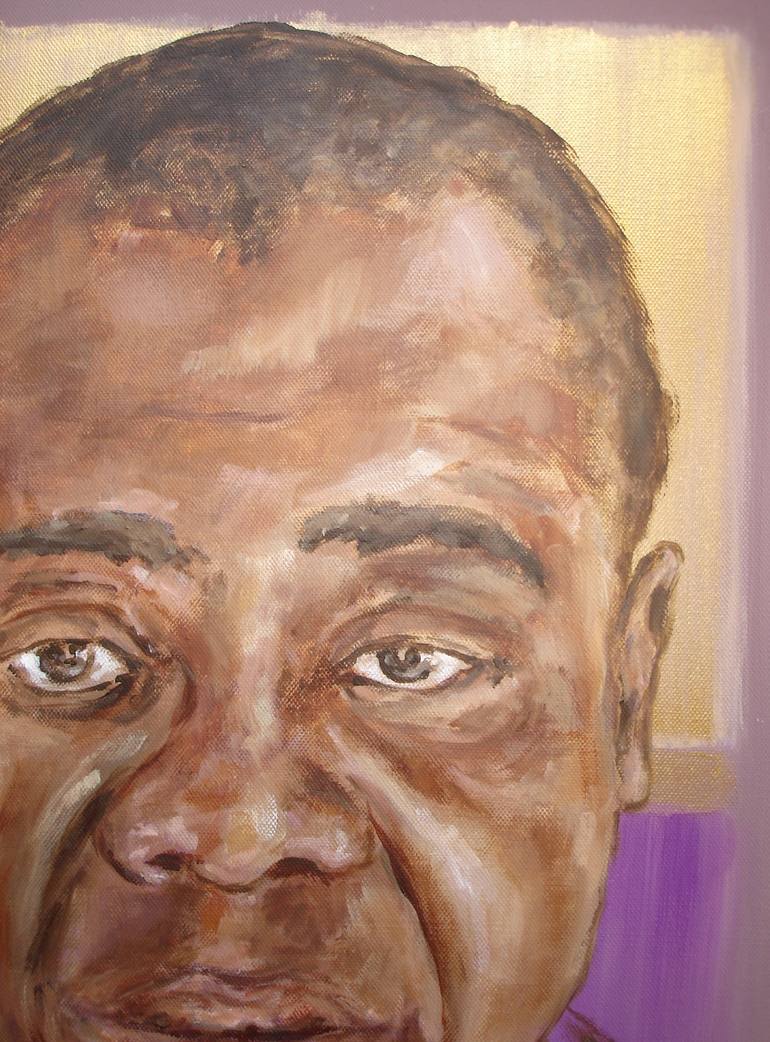 Original Expressionism People Painting by Ann Abel Iseux