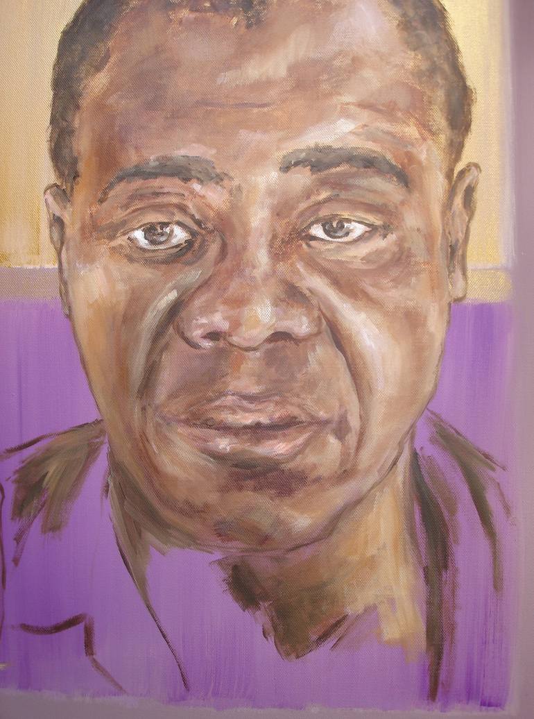 Original Expressionism People Painting by Ann Abel Iseux