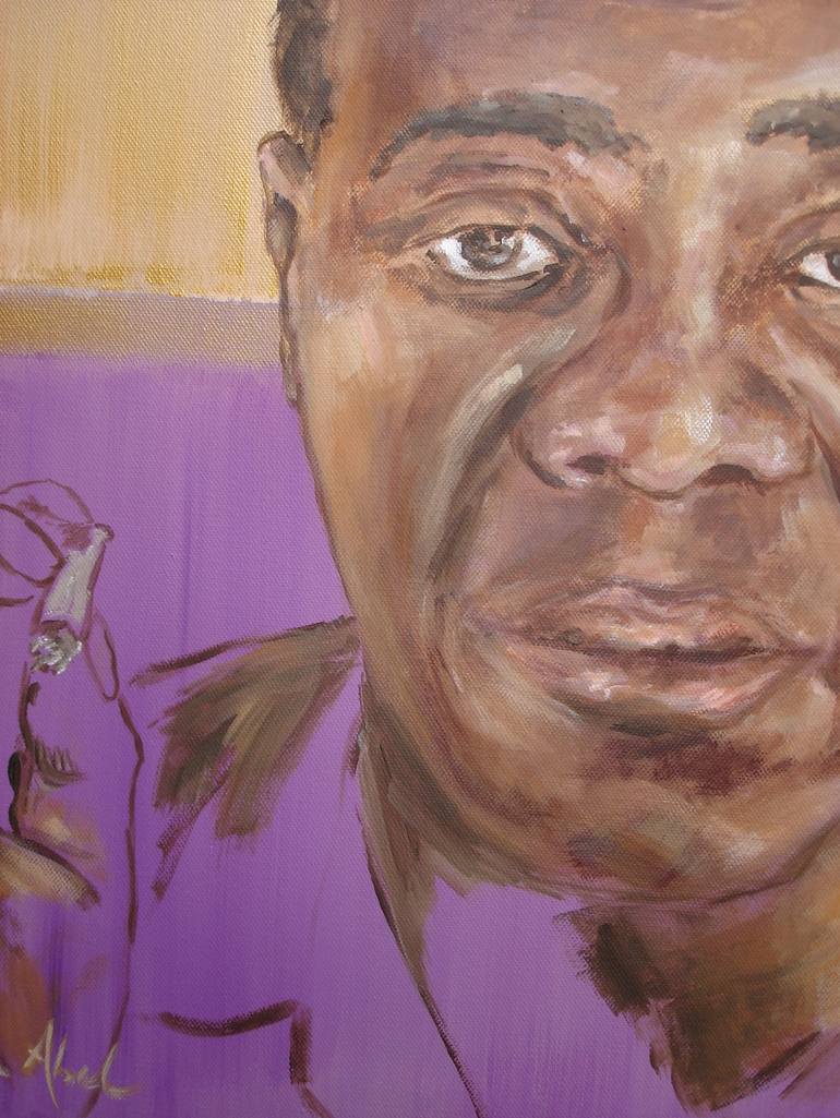 Original Expressionism People Painting by Ann Abel Iseux