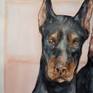 Portraiting dog
