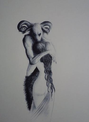 Original Surrealism Fantasy Drawings by Iram Lopez Cruz