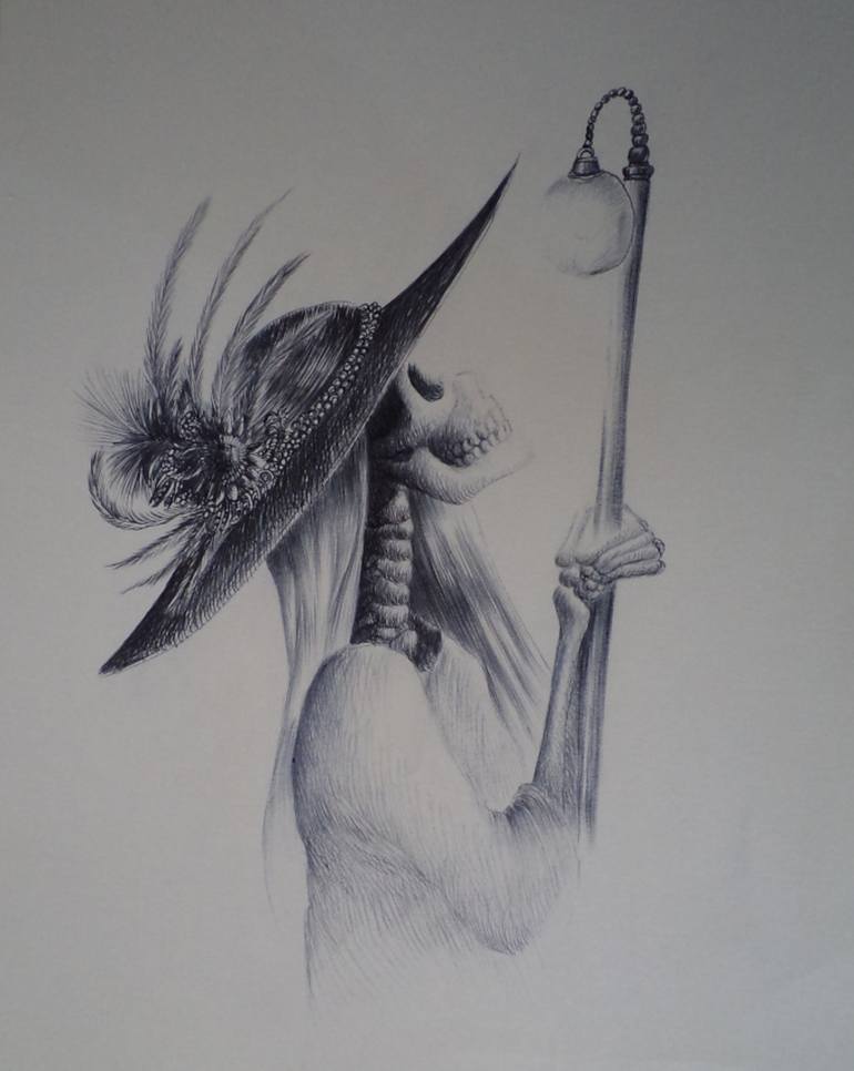 Life and Death Drawing by Iram Lopez Cruz Saatchi Art