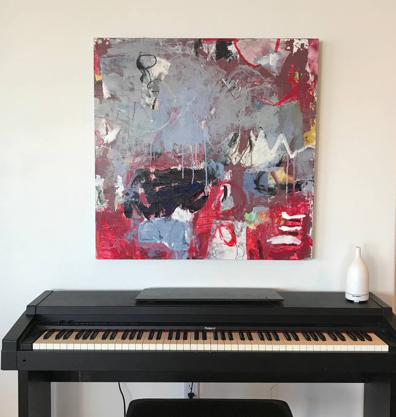 Original Abstract Expressionism Abstract Painting by Jane Kenyon