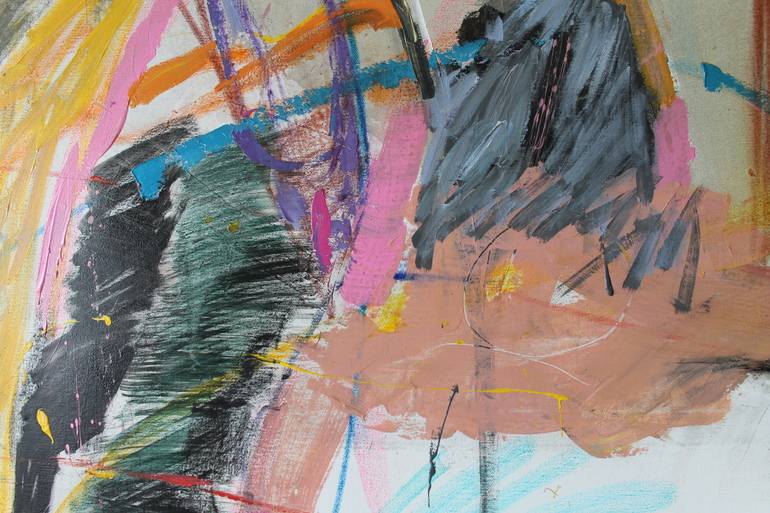 Original Abstract Expressionism Abstract Painting by Sergiy Dekalyuk