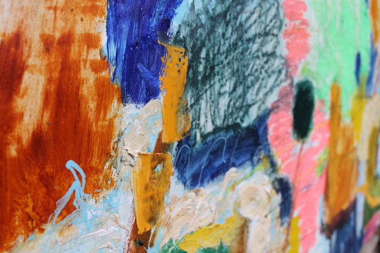 Original Abstract Expressionism Abstract Painting by Sergiy Dekalyuk