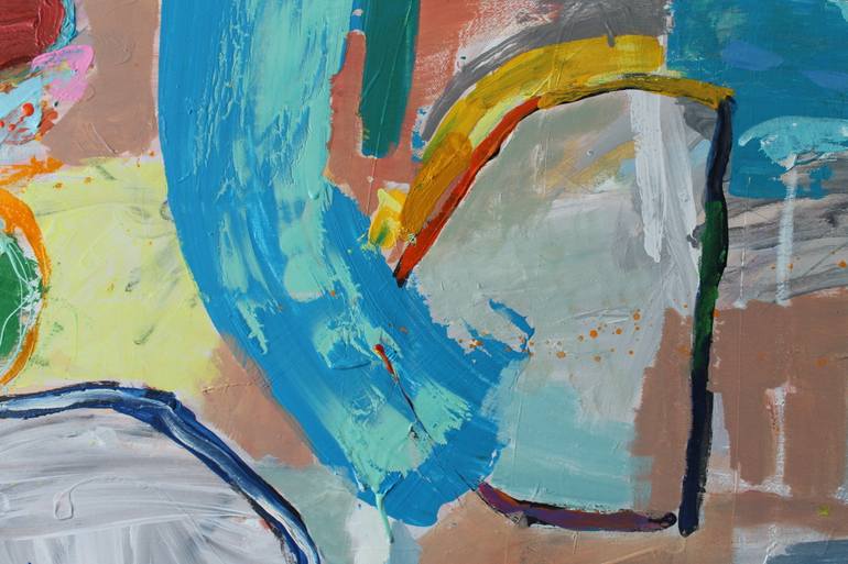 Original Abstract Expressionism Abstract Painting by Sergiy Dekalyuk