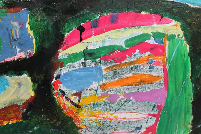 Original Abstract Expressionism Abstract Painting by Sergiy Dekalyuk