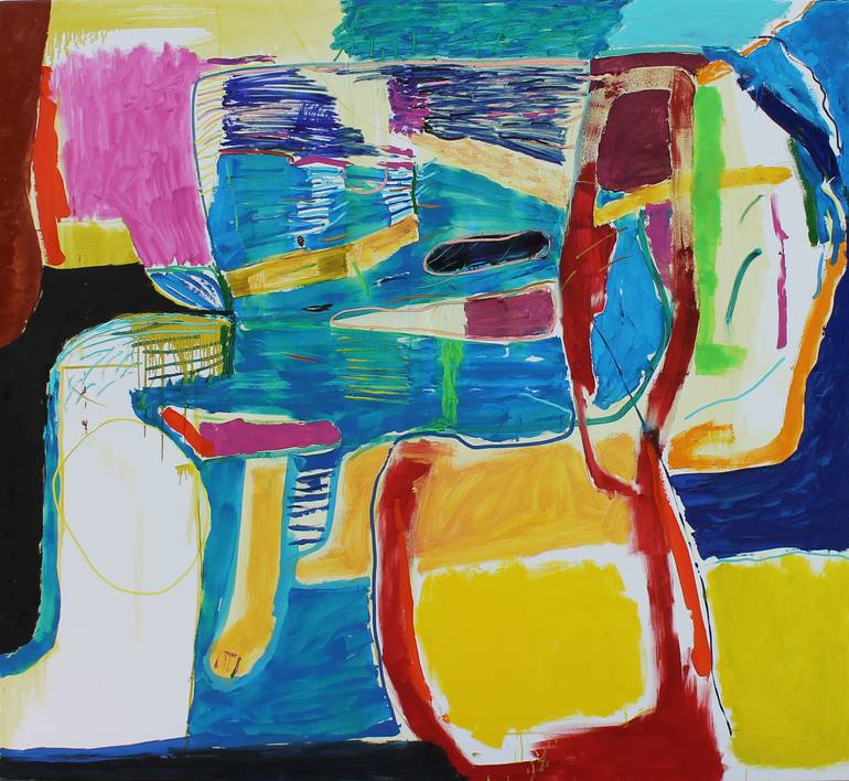 Original Abstract Expressionism Abstract Painting by Sergiy Dekalyuk
