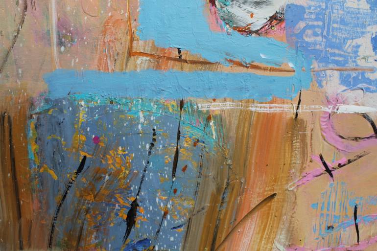 Original Abstract Expressionism Abstract Painting by Sergiy Dekalyuk