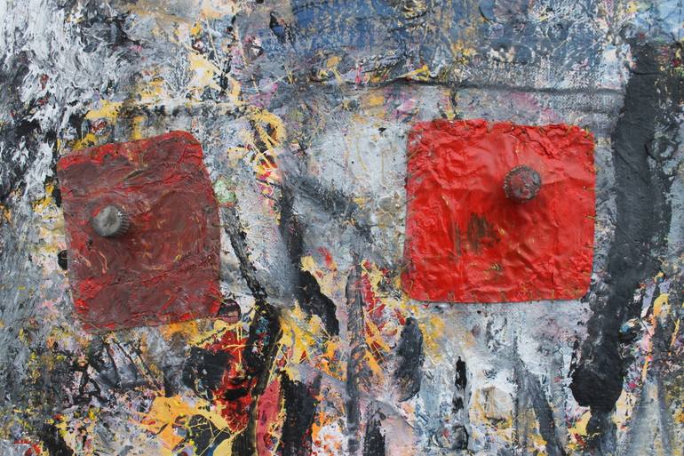 Original Abstract Expressionism Abstract Painting by Sergiy Dekalyuk