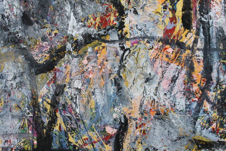 Original Abstract Expressionism Abstract Painting by Sergiy Dekalyuk