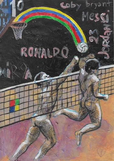 Print of Sport Paintings by Sergiy Dekalyuk