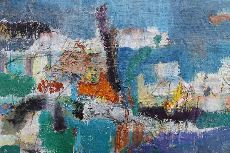 Original Abstract Expressionism Abstract Painting by Sergiy Dekalyuk