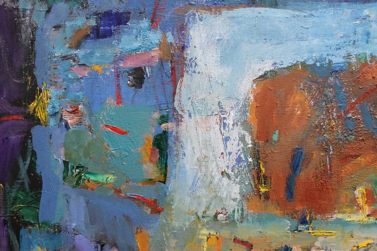 Original Abstract Expressionism Abstract Painting by Sergiy Dekalyuk