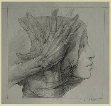 Original Figurative Women Drawings by Igor Panchuk