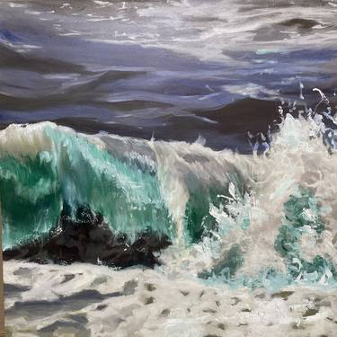 Original Realism Seascape Paintings by Dennis Crayon
