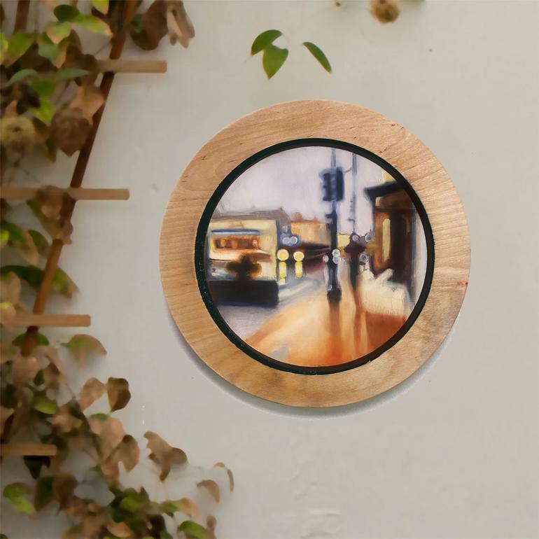 Original Contemporary Landscape Painting by Dennis Crayon