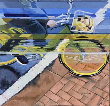 Print of Bicycle Paintings by Dennis Crayon