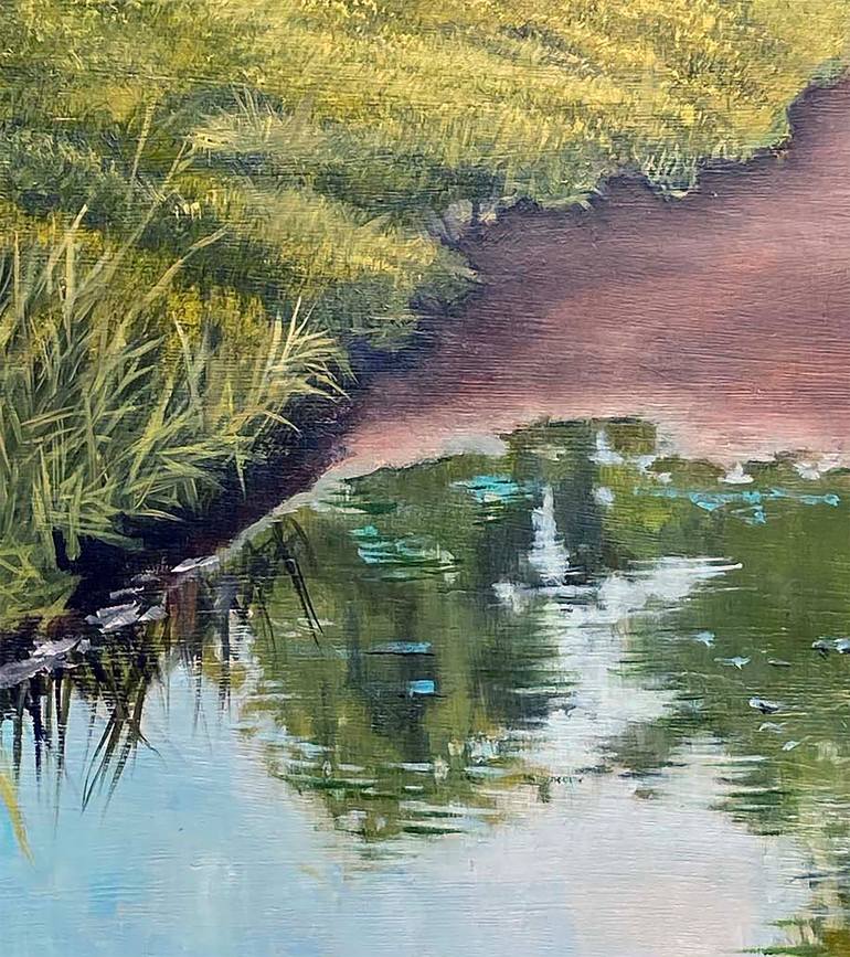 Original Landscape Painting by Dennis Crayon