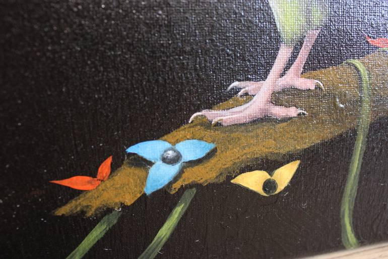 Original Figurative Animal Painting by Gyula Szabo