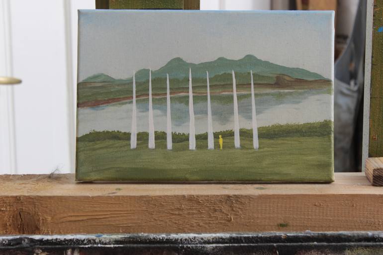 Original Contemporary Fantasy Painting by Gyula Szabo