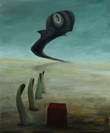 Print of Surrealism Religion Paintings by Gyula Szabo