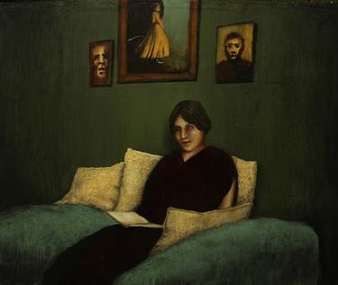 Original Women Paintings by Gyula Szabo