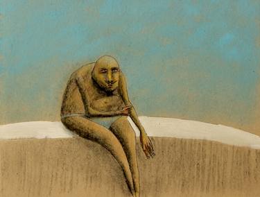 Print of Dada Beach Drawings by Gyula Szabo