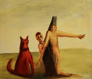 Original Surrealism Classical mythology Paintings by Gyula Szabo