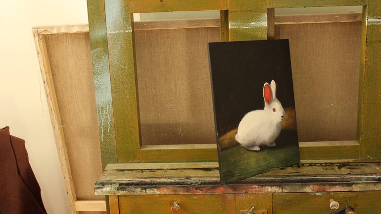 Original Realism Animal Painting by Gyula Szabo