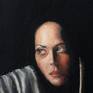 Sarah - 24,4x31,5x0,2 inch (62x80x0,6 cm) - oil on wooden panel - 2016