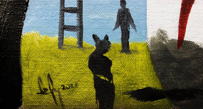 Original Other People Painting by Gyula Szabo