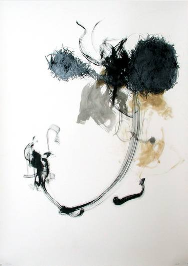 Original Fine Art Abstract Drawings by Steve Storz