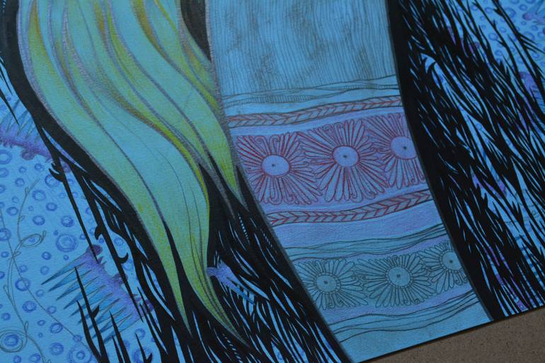 Original Conceptual Fantasy Drawing by Lidia Matviyenko