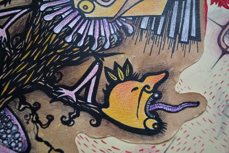 Original Conceptual Fantasy Drawing by Lidia Matviyenko
