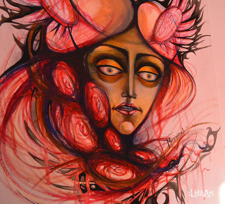Original Conceptual Fantasy Painting by Lidia Matviyenko