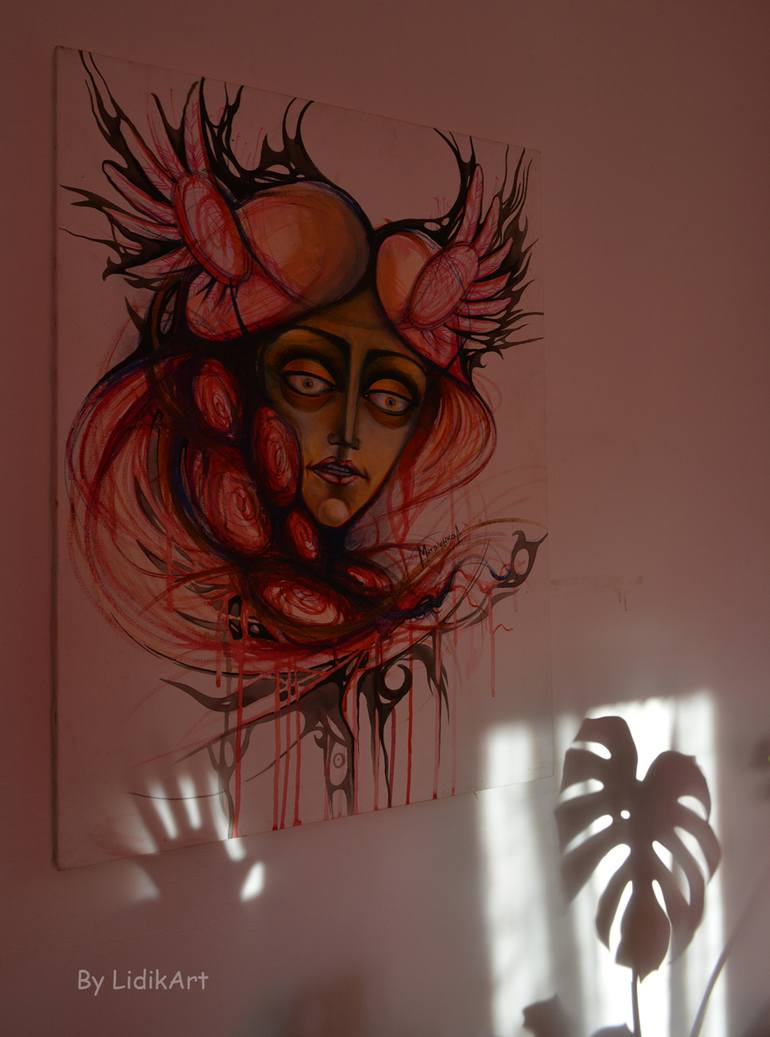 Original Conceptual Fantasy Painting by Lidia Matviyenko