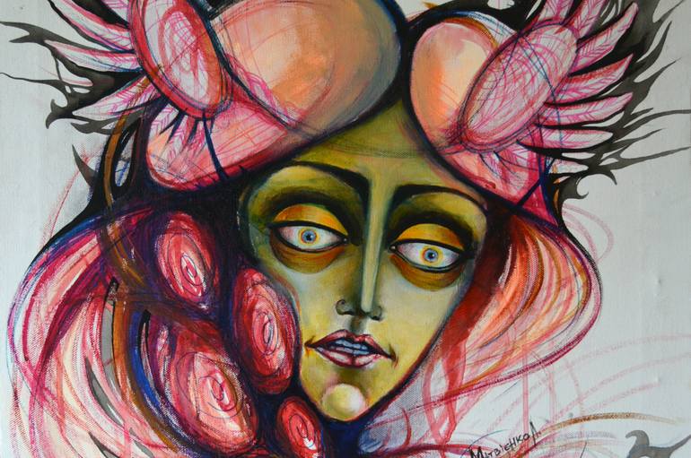 Original Conceptual Fantasy Painting by Lidia Matviyenko