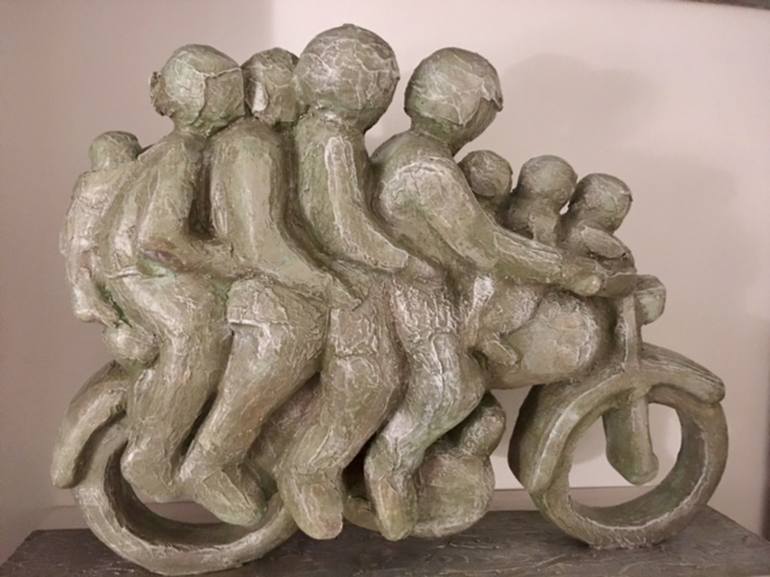 Original People Sculpture by Johan Friso
