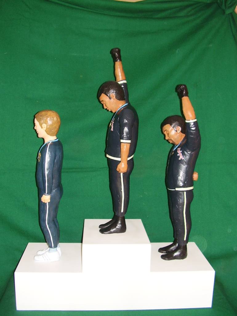 Original Figurative People Sculpture by Johan Friso