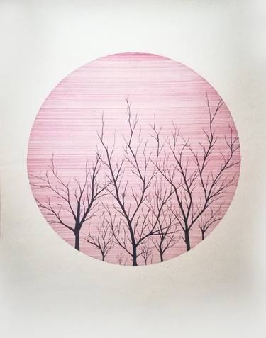Print of Abstract Nature Drawings by Eda Oslu