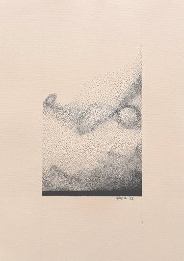 Original Cubism Abstract Drawings by Eda Oslu