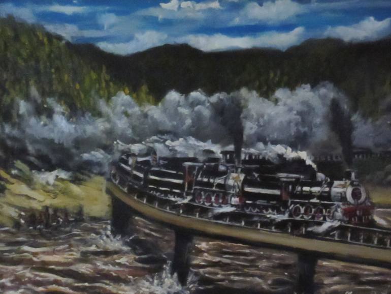 Original Other Transportation Painting by Saatchiart Com Bitter Frans Botha